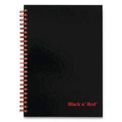 Black n' Red Hardcover Twinwire Notebooks, 1 Subject, Wide/Legal Rule, Black/Red Cover, 9.88 x 6.88, 70 Sheets (400110532)