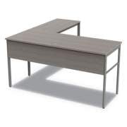 Linea Italia Urban Series L- Shaped Desk, 59" x 59" x 29.5", Ash (UR602ASH)