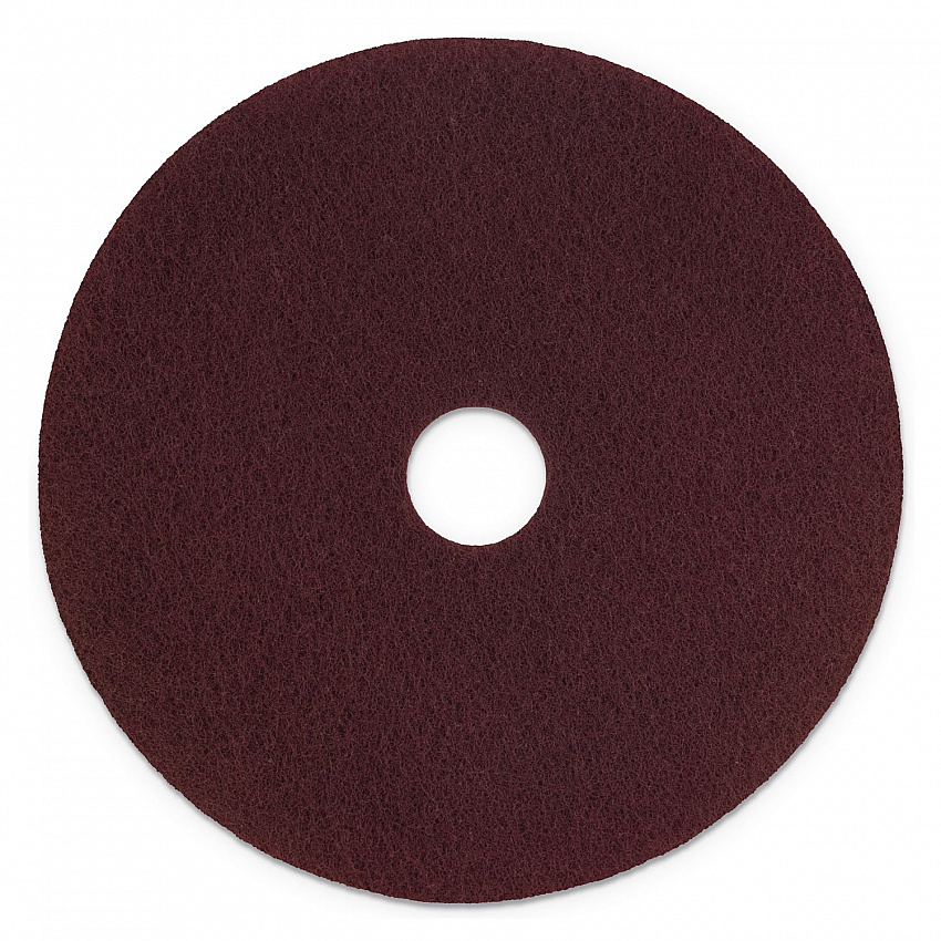 Surface Preparation Pad Plus, 20" Diameter, Maroon, 5/Carton (SPPP20)