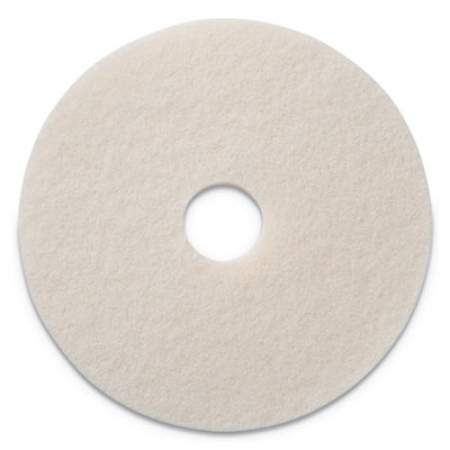 Americo Polishing Pads, 19" Diameter, White, 5/Carton (401219)