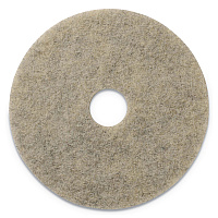 Porko Plus Burnishing Pads, 27" Diameter, Brown, 2/Carton (401827)
