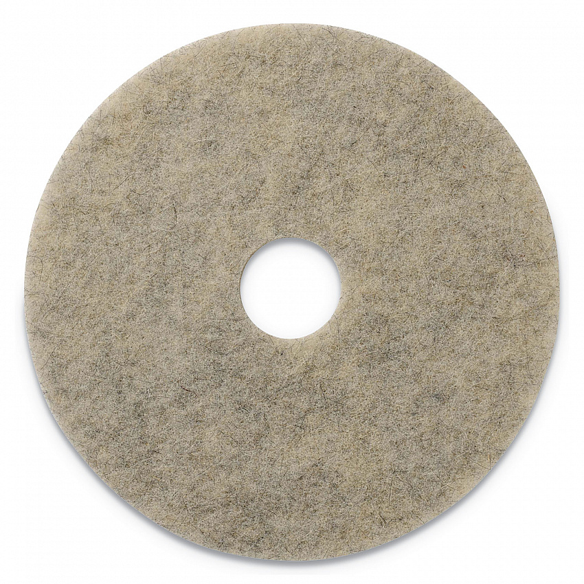 Porko Plus Burnishing Pads, 27" Diameter, Brown, 2/Carton (401827)