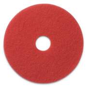 Americo Buffing Pads, 20" Diameter, Red, 5/Carton (404420)