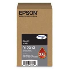 Epson T912XXL120 (912XXL) DURABrite Pro Extra High-Yield Ink, 11500 Page-Yield, Black