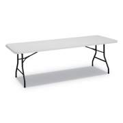 Alera Rectangular Plastic Folding Table, 96w x 30d x 29.25h, Gray (PT9630G)