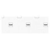 Diversey Taskisum Disposable Microfiber Mop, 16 x 18.5 White Microfiber Head, 10/Carton (D1223726)