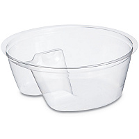 Single Compartment Cup Insert, 3.5 oz, Plastic, Clear, 1,000/Carton (PF35C1)