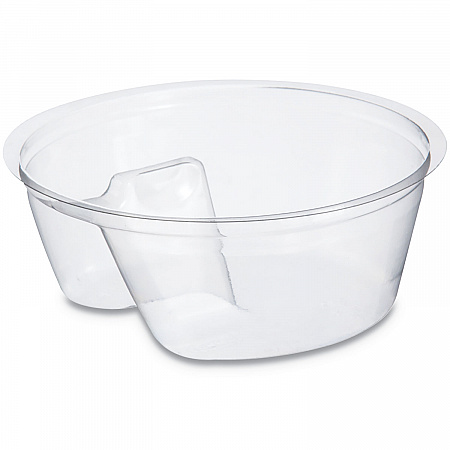 Single Compartment Cup Insert, 3.5 oz, Plastic, Clear, 1,000/Carton (PF35C1)