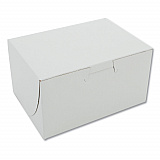 White One-Piece Non-Window Bakery Boxes, 4 x 2 x 5.5, White, Paper, 250/Carton (0900)