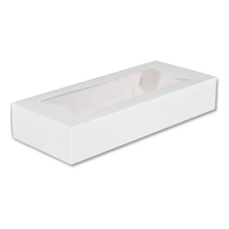SCT WINDOW BAKERY BOXES, 12.5 X 5.5 X 2.25, WHITE, 200/CARTON (24243)