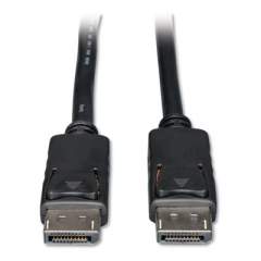 Tripp Lite DisplayPort Cable with Latches (M/M), 50 ft., Black (P580050)