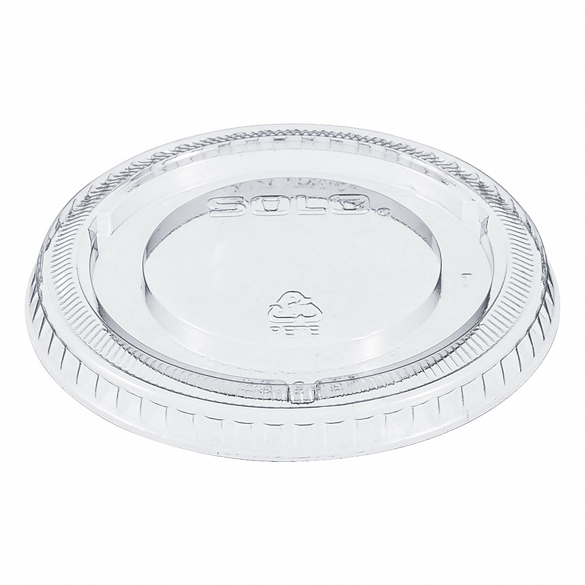 Non-Vented Cup Lids, Fits 12 oz Cold Cups, Plastic, Clear, 2,500/Carton (640TP)