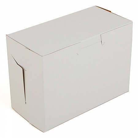 White One-Piece Non-Window Bakery Boxes, 5.5 x 2.75 x 4, White, Paper, 250/Carton (0904)
