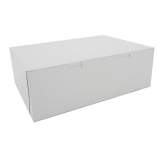 SCT NON-WINDOW BAKERY BOX, 15 X 11 X 5, WHITE, 100/CARTON (1027)