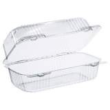 Dart STAYLOCK CLEAR HINGED LID CONTAINERS, 4 .5 X 8.5 X 3.6, CLEAR, 250/CARTON (C19UT1)