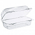 StayLock Clear Hinged Lid Containers, 4.5 x 8.5 x 3.6, Clear, Plastic, 250/Carton (C19UT1)