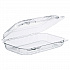 StayLock Clear Hinged Lid Containers, 9.4 x 6.8 x 2.1, Clear, Plastic, 250/Carton (C30UT1)