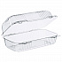 StayLock Clear Hinged Lid Containers, 5.4 x 9 x 3.5, Clear, Plastic, 250/Carton (C35UT1)