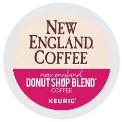 New England Coffee Donut Shop Blend K-Cup Pods, 24/Box (0038)