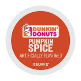 Dunkin Donuts K-Cup Pods, Pumpkin Spice, 22/Box (7596)