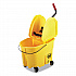 WaveBrake 2.0 Bucket/Wringer Combos, Down-Press, 35 qt, Plastic, Yellow (FG757788YEL)