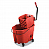 WaveBrake 2.0 Bucket/Wringer Combos, Side-Press, 35 qt, Plastic, Red (FG758888RED)