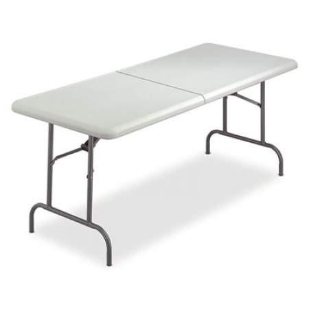AbilityOne 7110016716415, SKILCRAFT Blow Molded Folding Tables, Rectangular, 72 x 30 x 29, Platinum