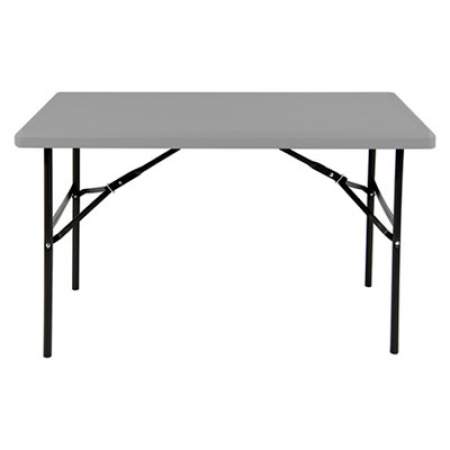 AbilityOne 7110016716418, SKILCRAFT Blow Molded Folding Tables, Rectangular, 30 x 96 x 29, Charcoal