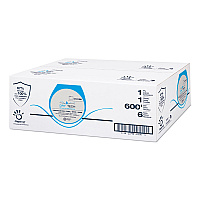 Dry Tech Paper Towel, 1-Ply, 7.5" x 600 ft, White, 6 Rolls/Carton (410126)