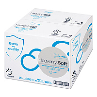 Heavenly Soft Toilet Tissue, Septic Safe, 2-Ply, White, 500 Sheets/Roll, 96 Rolls/Carton (410000)