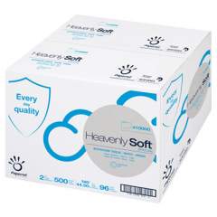 Papernet Heavenly Soft Toilet Tissue, Septic Safe, 2-Ply, White, 5" x 146 ft, 500 Sheets/Roll, 96 Rolls/Carton (410000)
