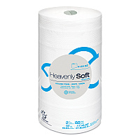 Heavenly Soft Special Kitchen Paper Towels, 2-Ply, 11 x 8.8, White, 85/Roll, 30 Rolls/Carton (410132)