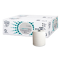 DissolveTech Paper Towel, 1-Ply, 7.5" x 700 ft, White, 6 Rolls/Carton (410791)
