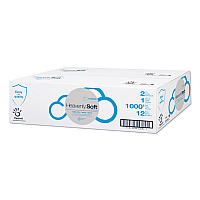 Heavenly Soft Toilet Tissue, Septic Safe, 2-Ply, 3.5" x 1,000 ft, White, 12 Rolls/Carton (410035)