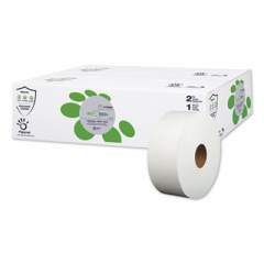Papernet BioTech Toilet Tissue, Septic Safe, 2-Ply, White, 3.3" x 1,000 ft, 12 Rolls/Carton (415595)