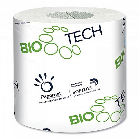 BioTech Toilet Tissue, Septic Safe, 2-Ply, White, 500 Sheets/Roll, 96 Rolls/Carton (415596)