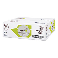 Kraft Tech Hardwound Paper Towel, Kraft, 1-Ply, 5.5 x 5.5, Brown, 350 ft/Roll, 12 Rolls/Carton (410095)