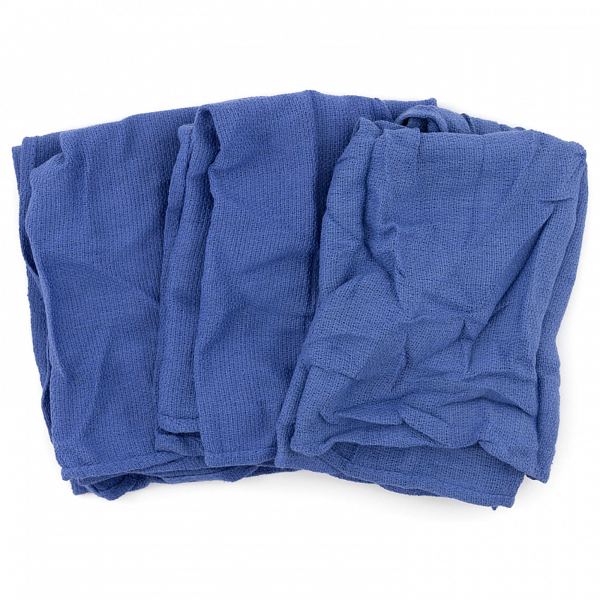 Reclaimed Surgical Huck Towel, Blue, 25 Towels/Carton (53925)