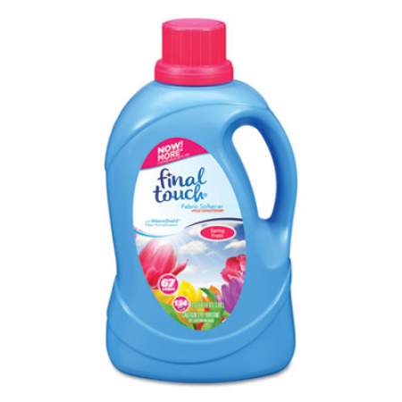 Final Touch Fabric Softener, Spring Fresh Scent, 67 Loads, 134 oz Bottle (FINTO37EA)