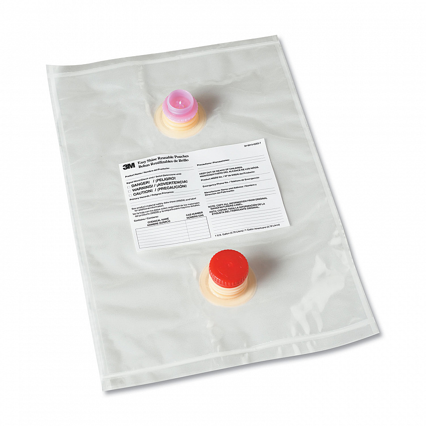 Easy Shine Applicator Kit, Reusable Pouches, 5/Carton (55440)