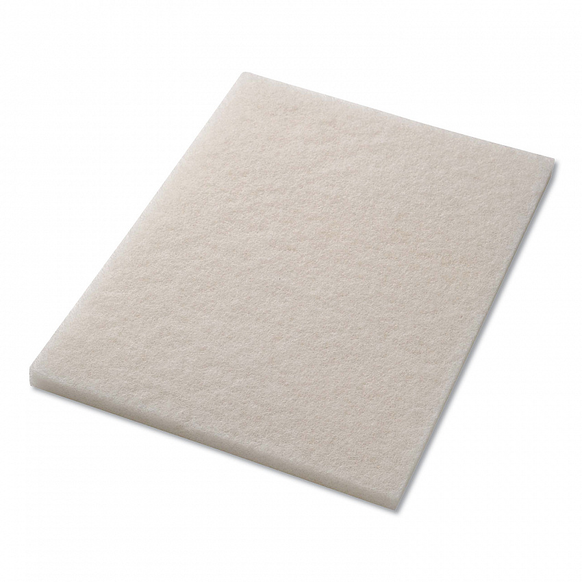 Polishing Pads, 14 x 28, White, 5/Carton (40121428)
