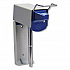 Heavy Duty Hand Care Wall Mount System, 1 gal, 5 x 4 x 14, Silver/Blue (600101)