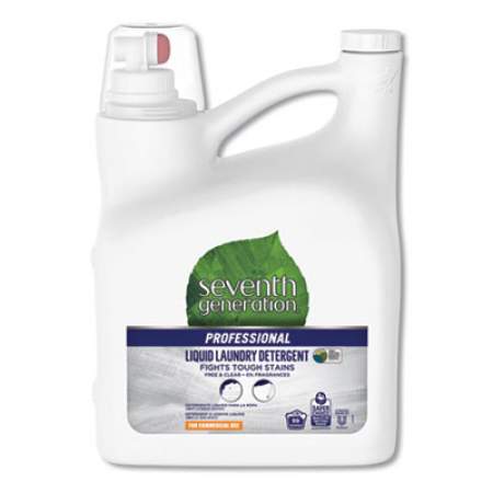 Seventh Generation Professional Liquid Laundry Detergent, Free and Clear Scent, 150 oz Bottle, 4/Carton (44732CT)