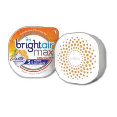 BRIGHT Air Max Odor Eliminator Air Freshener, Citrus Burst, 8 oz Jar, 6/Carton (900436)