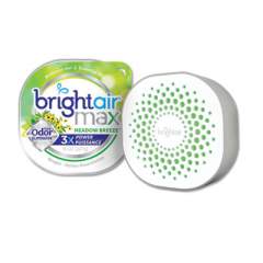 BRIGHT Air Max Odor Eliminator Air Freshener, Meadow Breeze, 8 oz Jar, 6/Carton (900438)