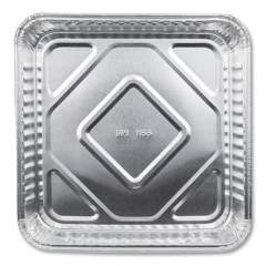 Durable Packaging Aluminum Square Cake Pans, 32 oz, 8 x 8 x 1.31, Silver, 500/Carton (115535)