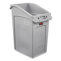 Slim Jim Under-Counter Container, 23 gal, Polyethylene, Gray (2026721)