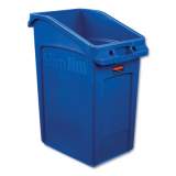 Rubbermaid Commercial Slim Jim Under-Counter Container, 23 gal, Polyethylene, Blue (2026725)