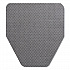 Komodo Urinal Mat, Shield-Shaped, Gray Smooth Surface, 18