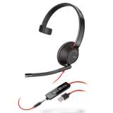 poly Blackwire 5210, Monaural, Over The Head USB Headset (C5210)